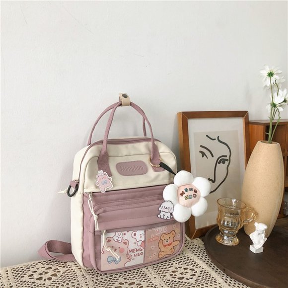 Mini Backpack Women\'s Waterproof Nylon Small Shoul main image 5